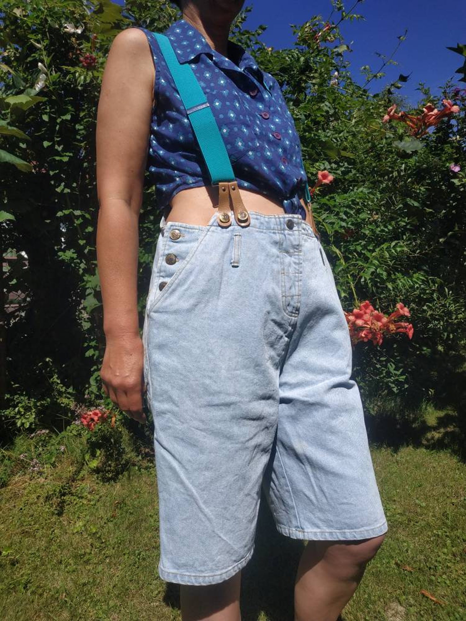 Light Blue Denim Bermuda Jorts