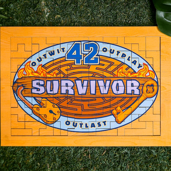 Survivor Logo Jigsaw Puzzle Etsy