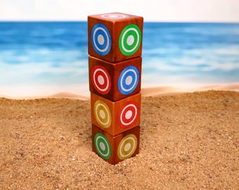 Survivor Puzzle Replica - Instant Insanity Puzzle- Large Size