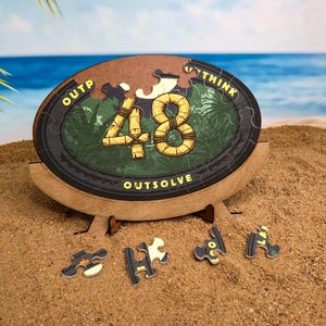 Survivor Puzzle Replica - 48 Oval Logo Puzzle