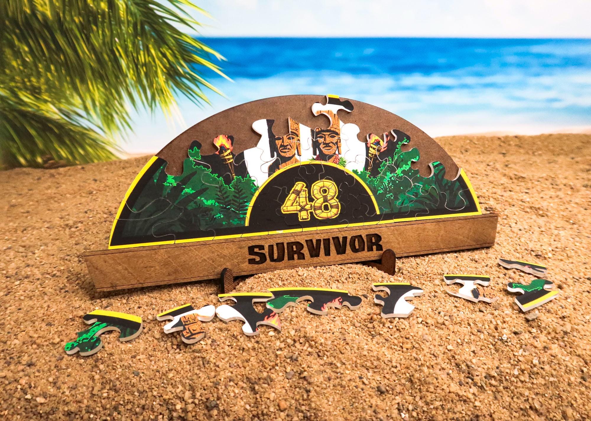 Survivor Puzzle Replica - 48 Half Circle Puzzle - Episode 6 - Etsy