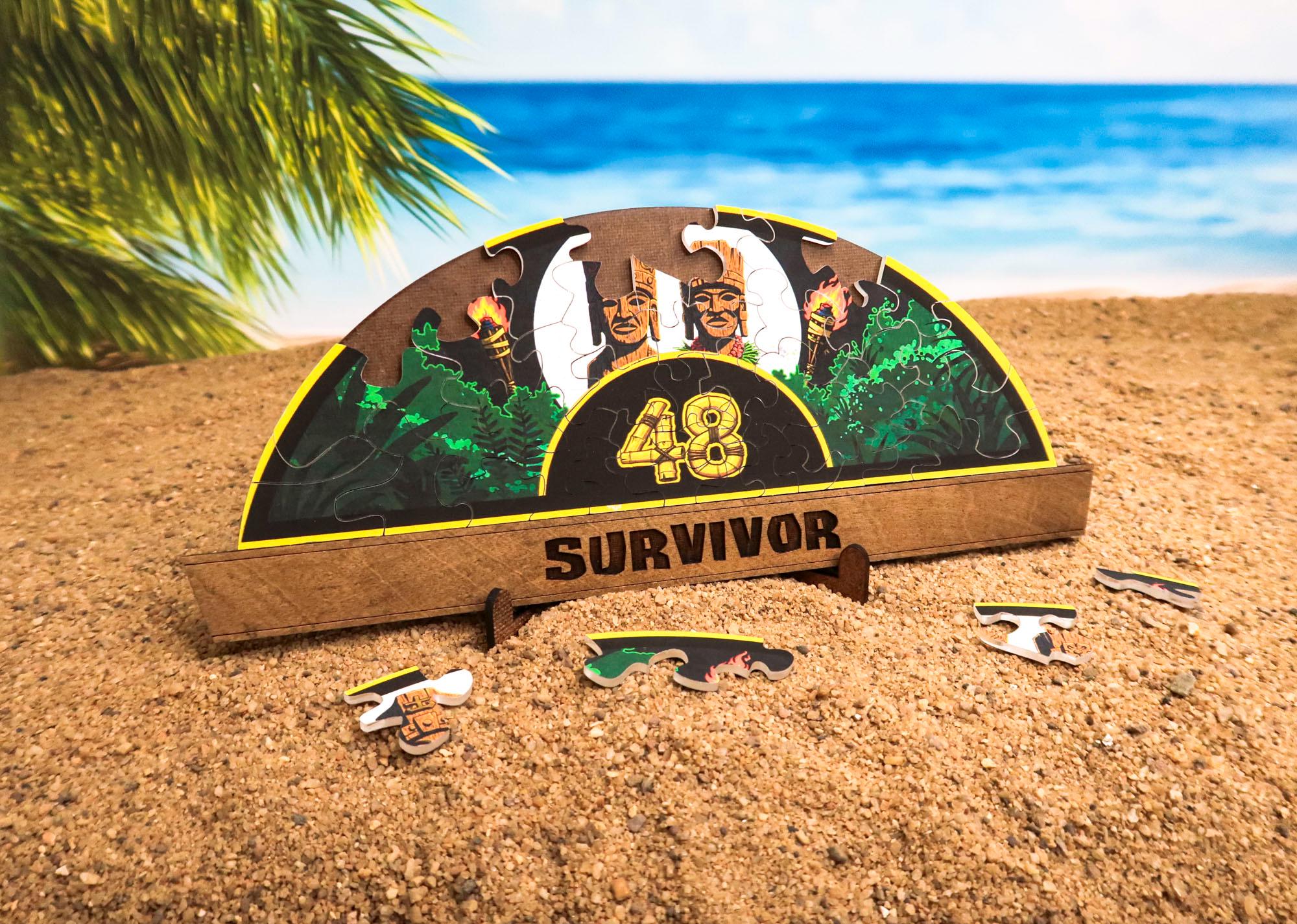 Survivor Puzzle Replica - 48 Half Circle Puzzle - Episode 6 - Etsy