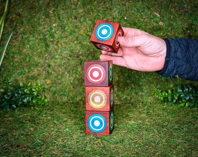 Survivor Puzzle Replica Instant Insanity Puzzle Large Size Etsy