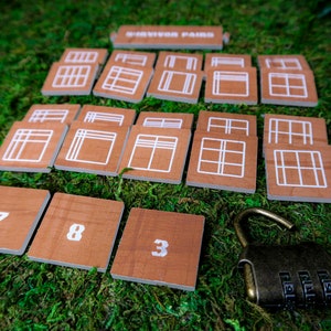 Survivor Puzzle Replica - Pairs and Lock Puzzle - S45