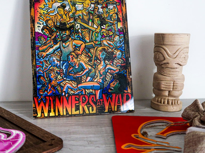 Survivor: Winner's at War UV Print on Acrylic Designed by Erik Reichenbach image 1