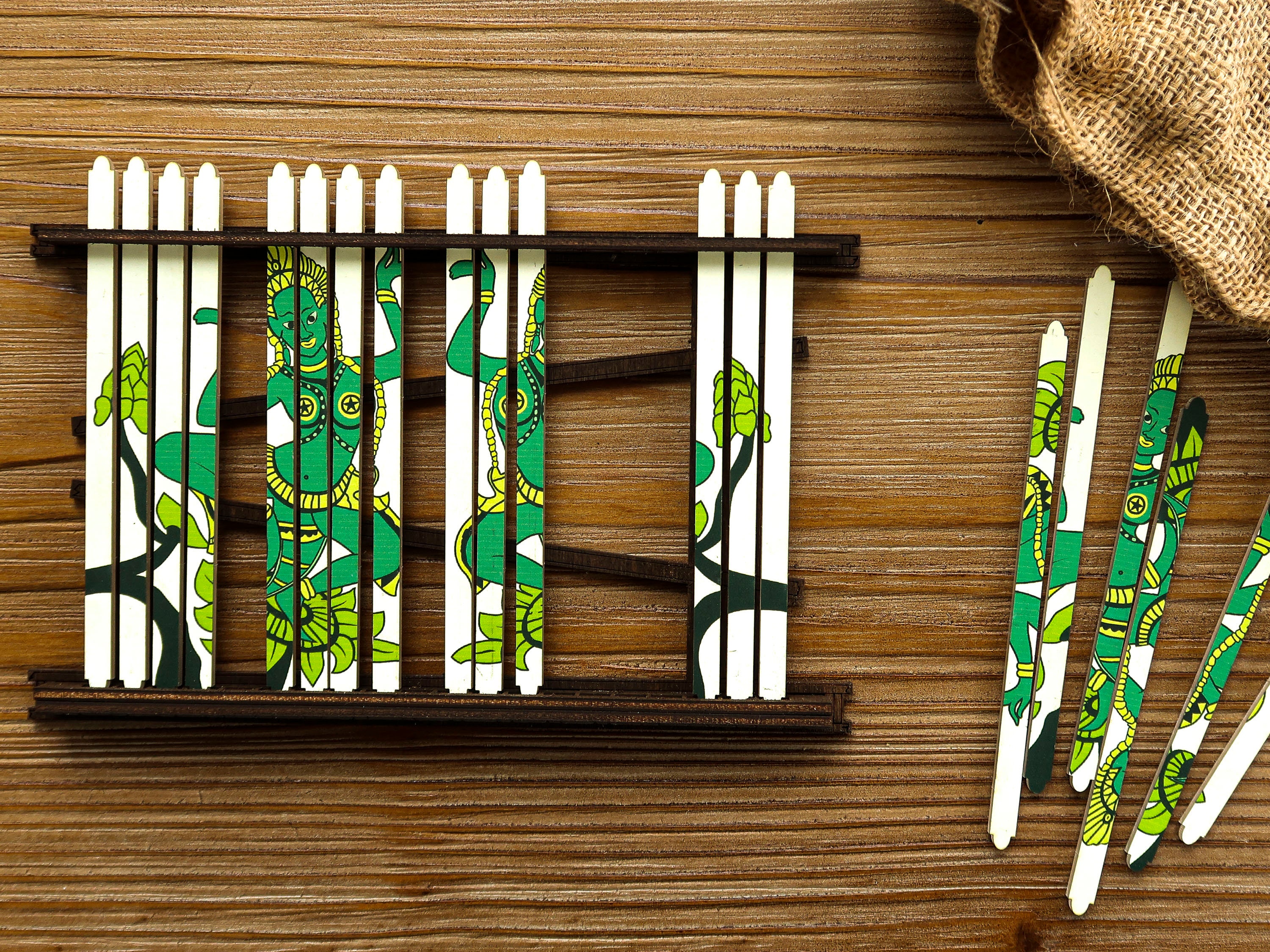 Survivor Puzzle Replica Plank Puzzle S31e2 Cambodia Etsy