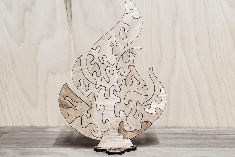 Survivor Puzzle Replica Fire Puzzle Etsy