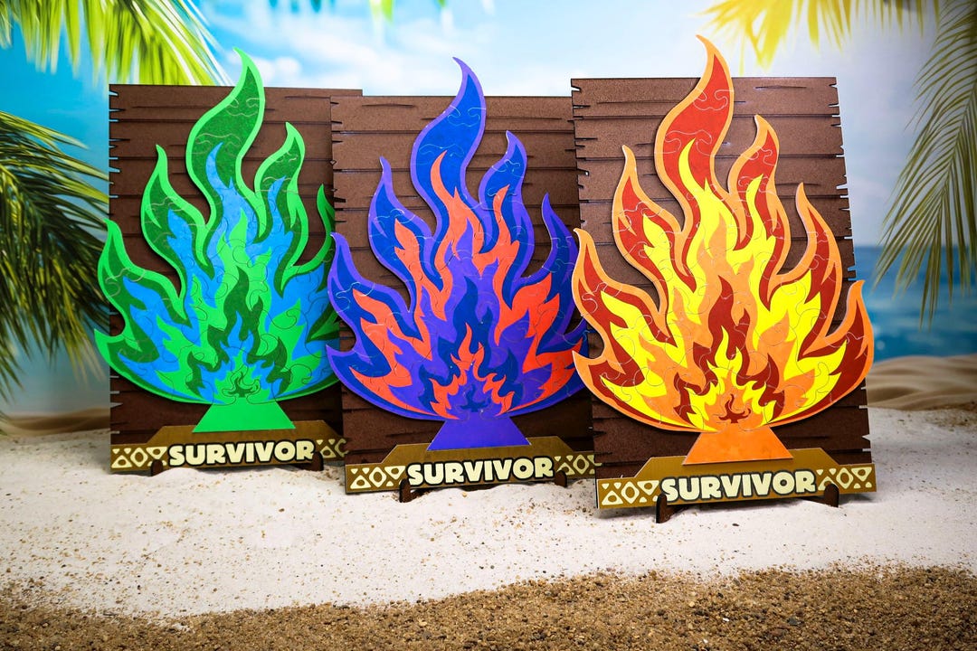 Survivor Puzzle Replica - Fire Puzzle - S48 - New Colorways - Etsy