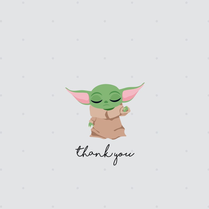 Digital Paper Baby Yoda Etsy