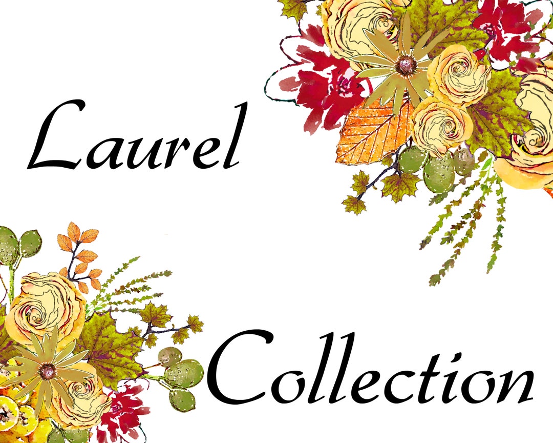 Herfst aquarel bloemen clipart Thanksgiving clipart herfst Etsy Nederland