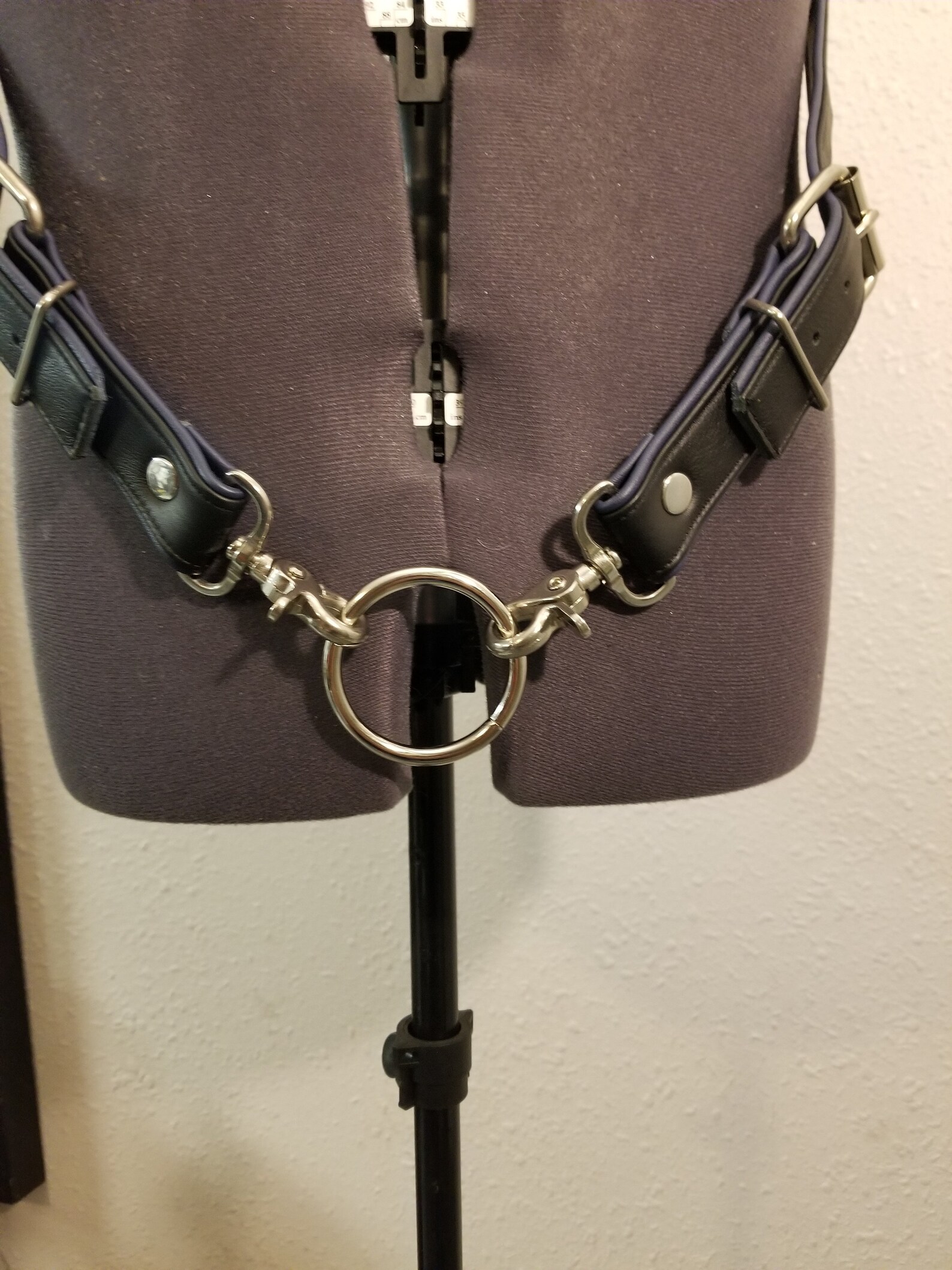 Leather suspender harness mens cockring harness leather Etsy