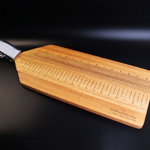 Fish clamp cutting board with ruler, fish oak cutting board, clip fishman board, cutting board with pin, clamp board, fish board