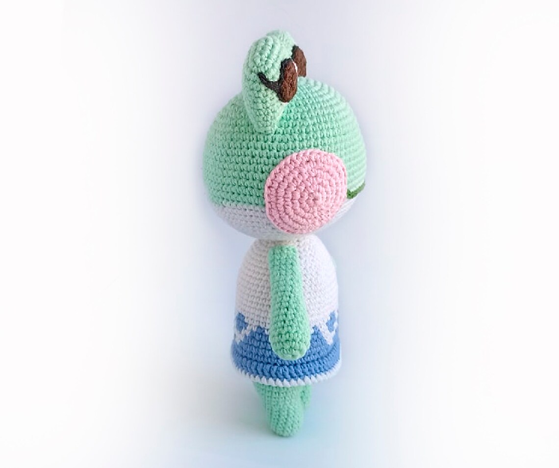 Lily animals crossing plush Amigurumi frog plush toy Etsy