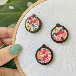 Liberty of London Fabric Needle Minder: Magnetic Embroidery Holder