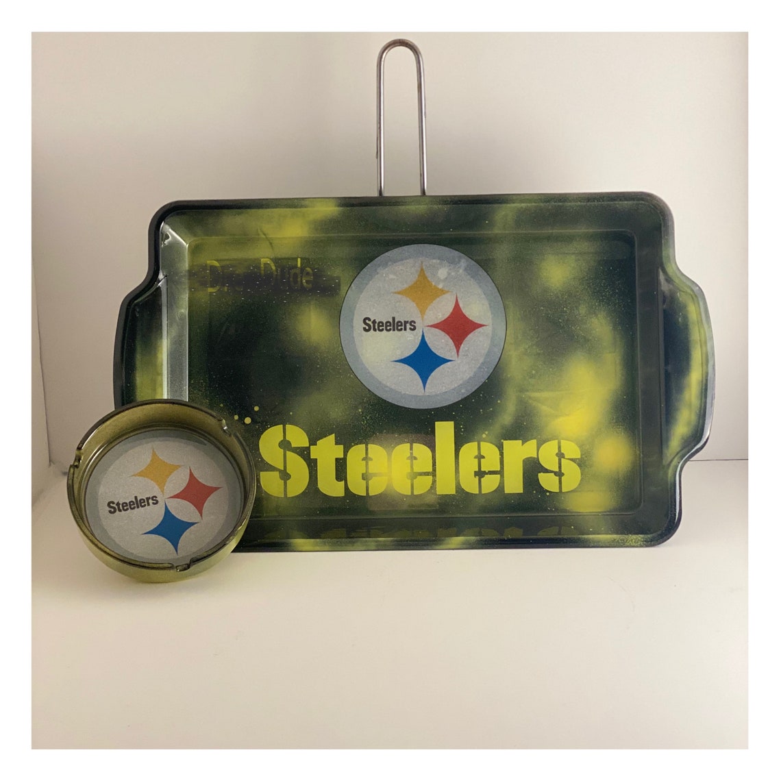 Steelers RollingTray 3 piece Set Etsy