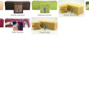 5 Premium Handmade Soap Loaves, Wholesale Bulk Lot, Assorted, You Choose image 7