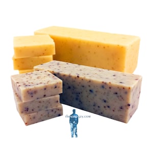 1 Wholesale Handmade Goat&#39;s Milk Soap Loaves | Handmade Loaf use for Resale, Favors, Local Shops, Boutique Hotels | Olive Oil Soap