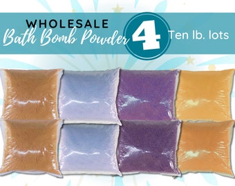 Wholesale Bath Bomb Powder, 4 - 10lb lots, Wholesale Bulk Lot, Fairy Dust Bath Soak, Bridal Shower, Baby Shower, Resale