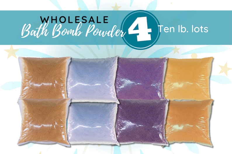 Wholesale Bath Bomb Powder 4 10lb Lots Wholesale Bulk Lot Etsy
