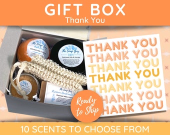 Thank You Gift Box for a Friend, Self-Care spa box for friends, stress relief relaxation gift set