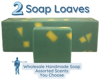 2 Premium Handmade Soap Loaves