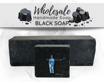 Black Soap | Handmade Soap, Natural Soap, Vegan Soap, Homemade Soap, Wholesale Soap, Bulk Favors Soap, Cut Into Bar Soap