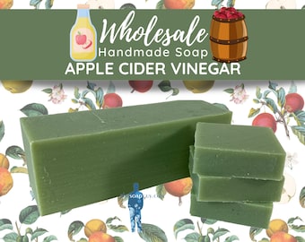 Apple Cider Vinegar Soap Loaf | Handmade Vegan Bar Soap | Wholesale Bulk Bars