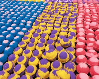 Bulk Floral Bath Bombs | Handmade Wholesale Bath Bombs | Bulk Party Favors