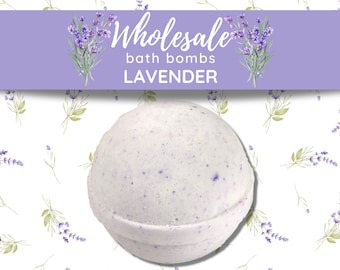 Lavender Wholesale Bath Bombs, Wholesale Bulk Floral Bath Fizzies, Baby Bridal Shower Favors, Birthday Party