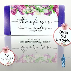 50 piece, Baby Shower Soap Favor, Baby Girl Shower, Gifts for Guests, Mini Guest Soap, Bridal Party Favors