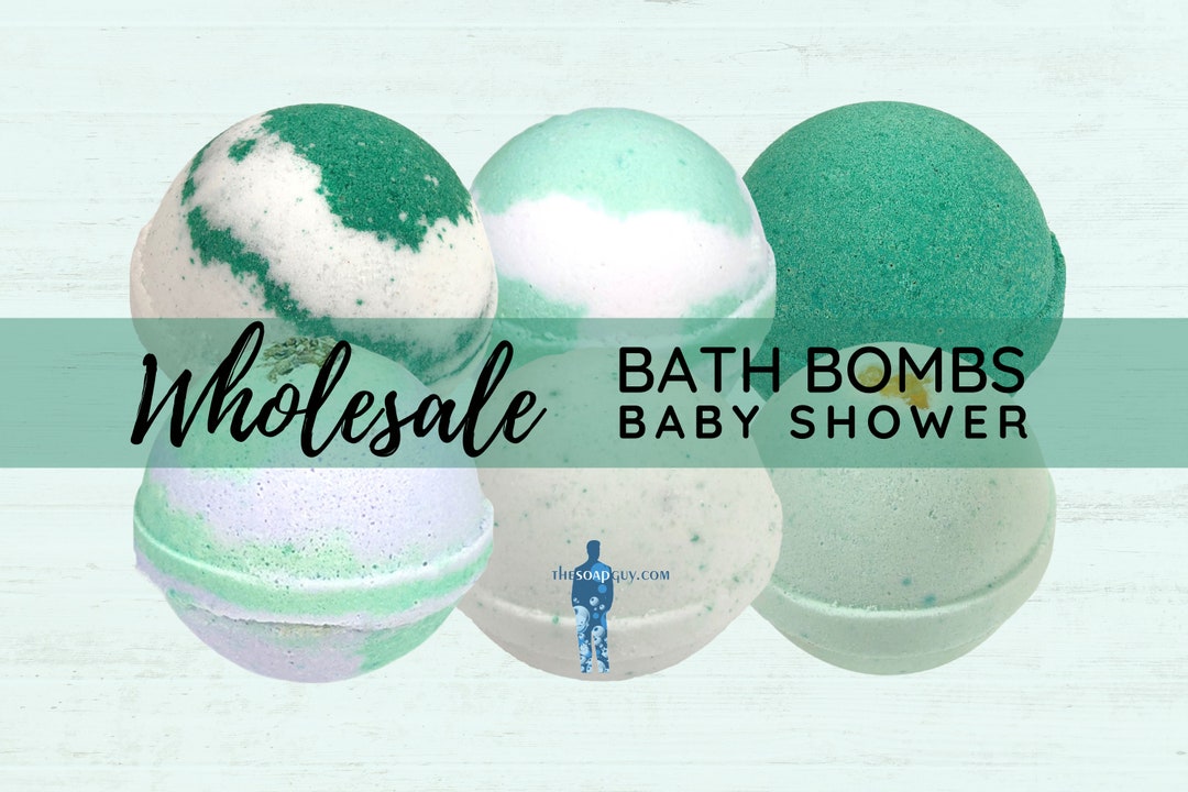 Greeen Baby Shower Bath Bombs, Wholesale Bulk Lot, Favors Etsy