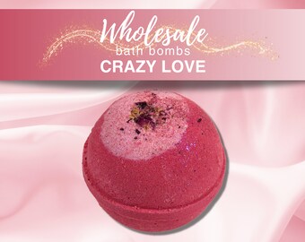 Crazy Love Bath Bomb | Handmade Wholesale Bath Bombs | Bulk Party Favors