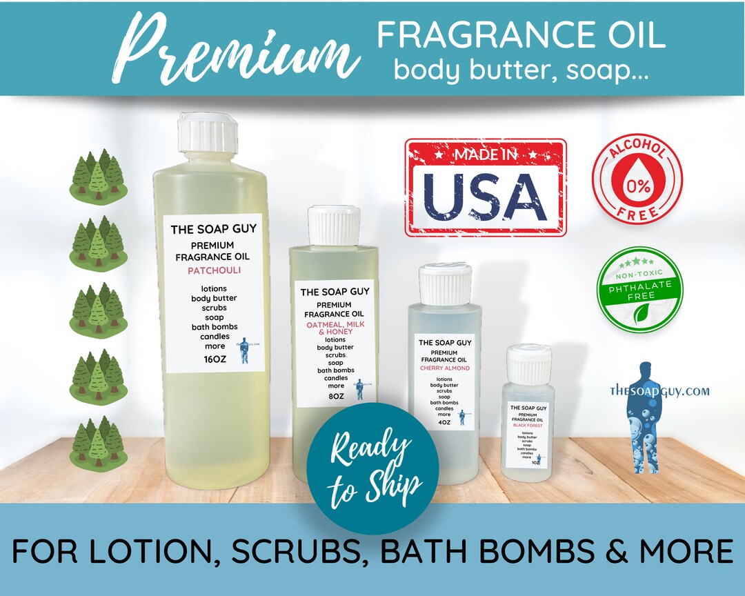 Black Forest Fragrance Oil for DIY Lotion, Body Butter, Soaps, Scrubs