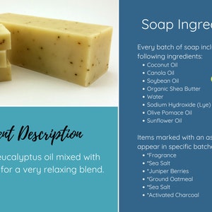 Eucalyptus Aloe Soap Loaf | Handmade Vegan Bar Soap | Wholesale Bulk ...