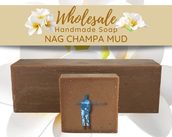 Nag Champa Mud Soap | Handmade Soap, Natural Soap, Vegan Soap, Homemade Soap, Wholesale Soap, Bulk Favors Soap, Cut Into Bar Soap