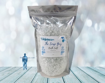 Peppermint Sea Salt Bath Soak | Handmade Bath Salts | Self Care Gift for Her