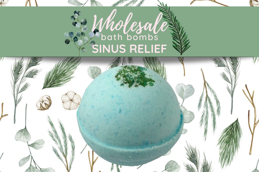 Sinus Relief Wholesale Bath Bombs, Wholesale Bulk Bath Fizzies, Baby