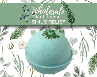 Sinus Relief Wholesale Bath Bombs, Wholesale Bulk Bath Fizzies, Baby Bridal Shower Favors, Birthday Party