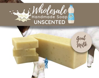 Unscented Goat Milk Soap | Handmade Natural Bar Soap | Wholesale Bulk Bars