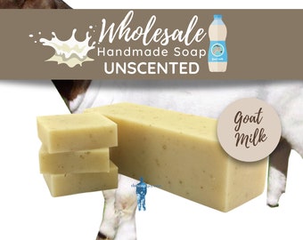 Unscented Goat Milk Soap | Handmade Soap, Natural Soap, Homemade Soap, Wholesale Soap, Bulk Favors Soap