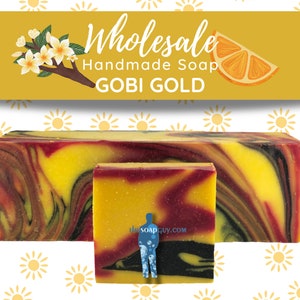 Gobi Gold Soap | Handmade Soap, Natural Soap, Vegan Soap, Homemade Soap, Wholesale Soap, Bulk Favors Soap, Cut Into Bar Soap