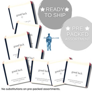 Good Luck 12 Bars of Handmade Soap, Best Sellers | Shower Favors, Soap Gift Set, Gift Baskets, Stocking Stuffers, Resale, Personal Use