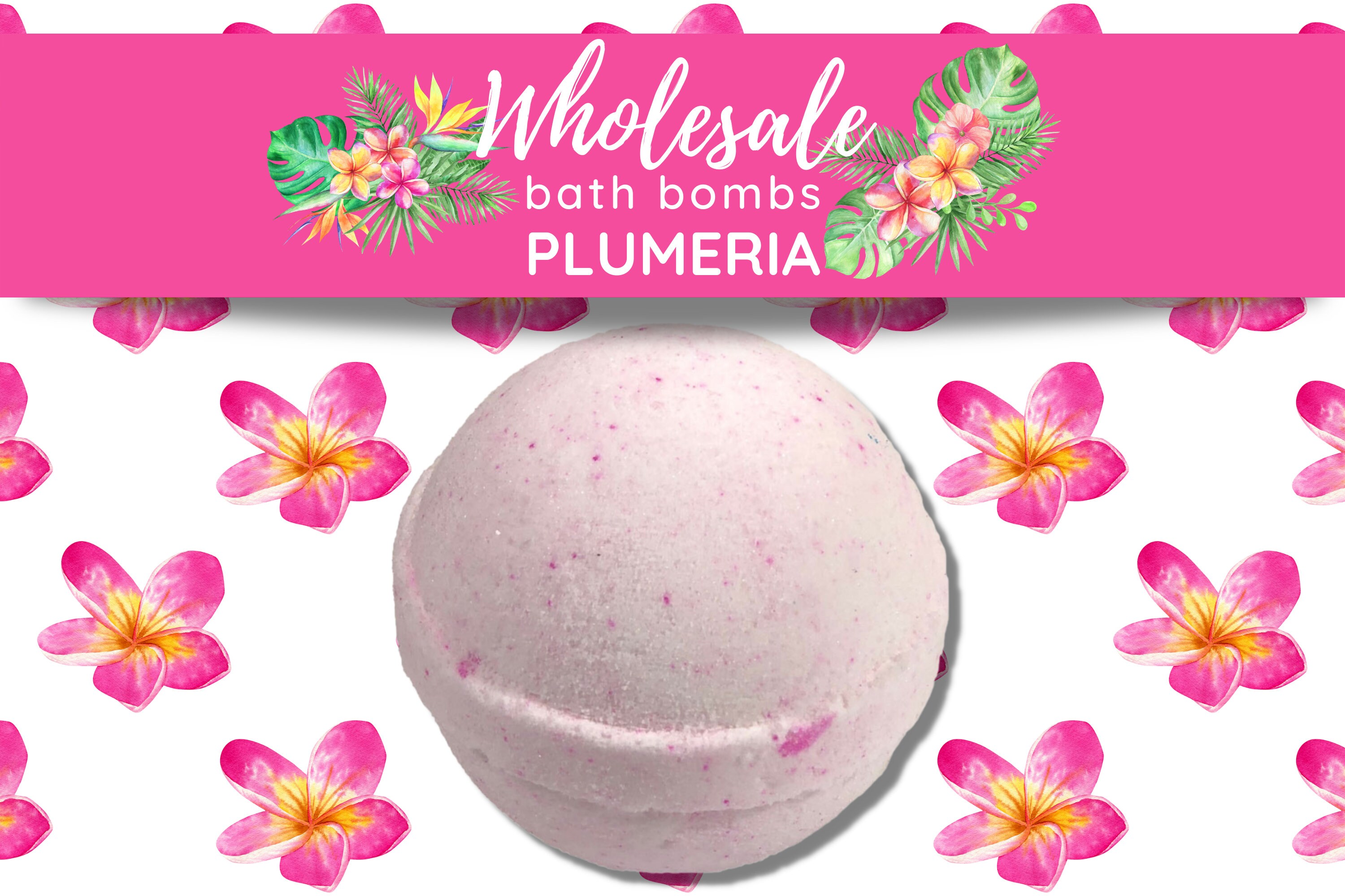 Plumeria Wholesale Bath Bombs Wholesale Bulk Floral Bath Etsy UK