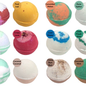 Make Your Own Assorted Wholesale Bath Bombs, Make your own gift sets, scents for kids, men and more image 3