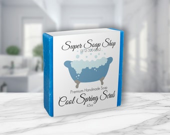 Soap Label, Custom Soap Label, Editable Label, Label Template, Bathtub Soap Labels, Bath Tub Soap Labels