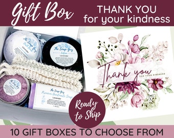 Thank You Gift Box | Self-Care Spa Gift Set | Thank You Gift for Her