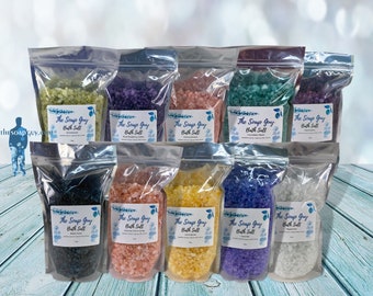 Sea Salt Bath Soak | Choose Your Scent | Handmade Bath Salts | Self Care Gift for Her