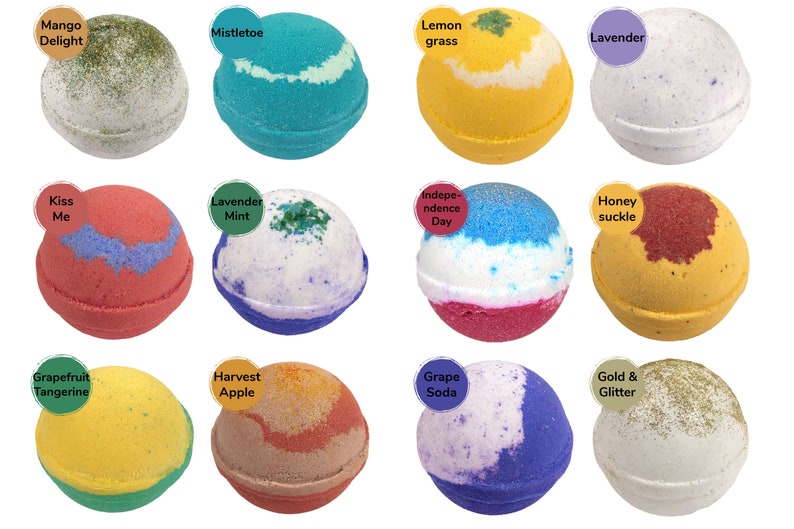 Make Your Own Assorted Wholesale Bath Bombs, Make your own gift sets, scents for kids, men and more image 5
