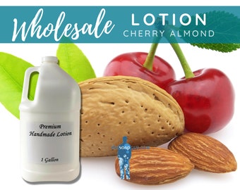 Gallon of Lotion Cherry Almond Wholesale Bulk | Gifts for Her, Him, Gift Baskets, Bridal Favors, Baby Favors
