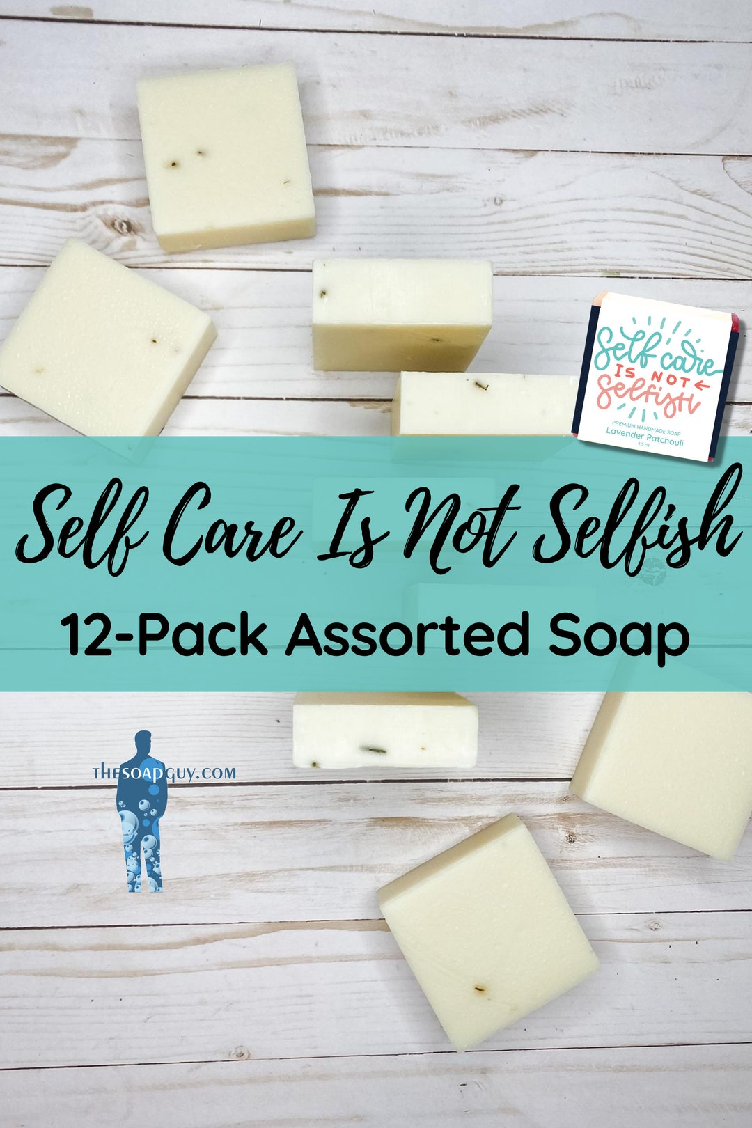 Self Care 12 Bars of Handmade Soap, Best Sellers Shower Favors, Soap